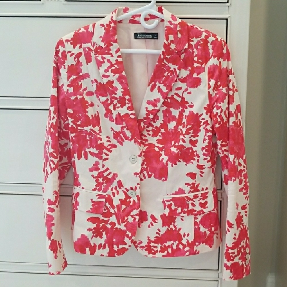 New York & Company Print Blazer